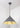From The Anvil's Hammered Brass Hammered Brass Hockley Pendant; #colour_bluff