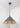 From The Anvil's Hammered Brass Hammered Brass Hockley Pendant; #colour_bluff