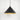 From The Anvil's Hammered Brass Hammered Brass Hockley Pendant; #colour_elan-black