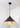 From The Anvil's Hammered Brass Hammered Brass Hockley Pendant; #colour_elan-black