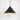 From The Anvil's Hammered Brass Hammered Brass Hockley Pendant; #colour_elan-black