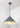 From The Anvil's Smooth Brass Smooth Brass Hockley Pendant; #colour_bluff