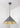 From The Anvil's Smooth Brass Smooth Brass Hockley Pendant; #colour_bluff