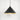 From The Anvil's Smooth Brass Smooth Brass Hockley Pendant; #colour_elan-black