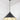 From The Anvil's Smooth Brass Smooth Brass Hockley Pendant; #colour_elan-black
