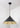 From The Anvil's Smooth Brass Smooth Brass Hockley Pendant; #colour_elan-black