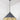 From The Anvil's Smooth Brass Smooth Brass Hockley Pendant; #colour_slate