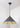 From The Anvil's Smooth Brass Smooth Brass Hockley Pendant; #colour_slate
