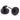 From The Anvil's Matt Black Round Thumbturn Set; #finish_matt-black