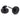 From The Anvil's Matt Black Round Thumbturn Set; #finish_matt-black