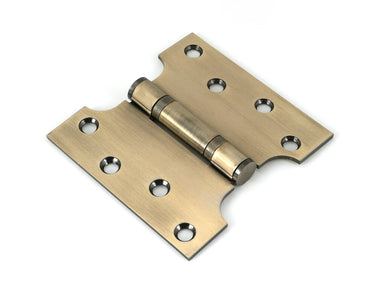 From The Anvil's Aged Brass Parliament Hinges SS (pair); #finish_aged-brass