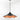 From The Anvil's Smooth Copper Smooth Copper Flora Pendant; #colour_elan-black