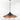 From The Anvil's Smooth Copper Smooth Copper Flora Pendant; #colour_elan-black