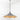 From The Anvil's Smooth Brass Smooth Brass Flora Pendant; #colour_bluff