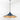 From The Anvil's Smooth Brass Smooth Brass Flora Pendant; #colour_dusk