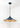 From The Anvil's Smooth Brass Smooth Brass Flora Pendant; #colour_dusk