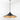 From The Anvil's Smooth Brass Smooth Brass Flora Pendant; #colour_elan-black