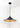 From The Anvil's Smooth Brass Smooth Brass Flora Pendant; #colour_elan-black