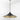 From The Anvil's Smooth Brass Smooth Brass Flora Pendant; #colour_elan-black