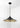 From The Anvil's Smooth Brass Smooth Brass Flora Pendant; #colour_elan-black