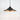 From The Anvil's Smooth Brass Smooth Brass Flora Pendant; #colour_elan-black