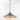 From The Anvil's Smooth Brass Smooth Brass Flora Pendant; #colour_slate