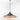 From The Anvil's Smooth Brass Smooth Brass Flora Pendant; #colour_soot