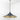 From The Anvil's Smooth Brass Smooth Brass Flora Pendant; #colour_soot