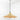 From The Anvil's Smooth Brass Smooth Brass Flora Pendant; #colour_bare