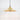 From The Anvil's Smooth Brass Smooth Brass Flora Pendant; #colour_bare