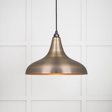 From The Anvil's Aged  Brass Aged Brass Frankley Pendant; #colour_bare