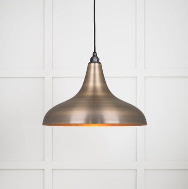 From The Anvil's Aged  Brass Aged Brass Frankley Pendant; #colour_bare