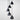 From The Anvil's Smooth Nickel Smooth Nickel Brindley Cluster Pendant; #colour_elan-black