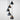 From The Anvil's Smooth Nickel Smooth Nickel Brindley Cluster Pendant; #colour_elan-black
