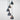From The Anvil's Smooth Brass Smooth Brass Brindley Cluster Pendant; #colour_soot