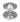 From The Anvil's Satin Marine SS (316) Art Deco Centre Door Knob; #finish_satin-marine-ss