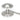 From The Anvil's Polished Marine SS (316) Art Deco Centre Door Knob; #finish_polished-marine-ss