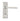 From The Anvil's Polished Marine SS (316) Avon Lever Bathroom Door Handles; #finish_polished-marine-ss