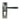 From The Anvil's Satin Marine SS (316) Avon Lever Euro Lock Door Handles; #finish_satin-marine-ss