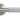 From The Anvil's Satin Marine SS (316) Brompton Lever on Rose Set (Sprung); #finish_satin-marine-ss