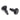 From The Anvil's Black Regency Curtain Finial (pair); #finish_black