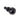 From The Anvil's Black Hammered Ball Curtain Finial (pair); #finish_black