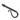 From The Anvil's Black Shepherd's Crook Curtain Finial (pair); #finish_black