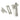 From The Anvil's Satin Marine SS (316) Locking Avon Fastener; #finish_satin-marine-ss