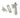 From The Anvil's Satin Marine SS (316) Locking Avon Fastener; #finish_satin-marine-ss