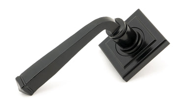 From The Anvil's Black Avon Round Lever on Rose Set (Unsprung); #finish_black