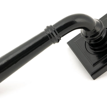 From The Anvil's Black Regency Lever on Rose Set (Unsprung); #finish_black