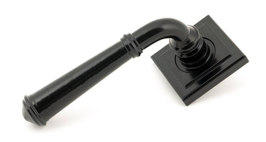 From The Anvil's Black Regency Lever on Rose Set (Unsprung); #finish_black