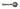 From The Anvil's Pewter Patina Regency Lever on Rose Set (Unsprung); #finish_pewter-patina