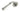From The Anvil's Pewter Patina Regency Lever on Rose Set (Unsprung); #finish_pewter-patina